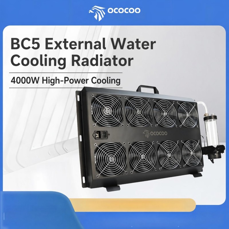OCOCOO一体型外部水冷ラジエーターキット 4000W高出 - External Radiator Water Cooling Kit のレビューと価格