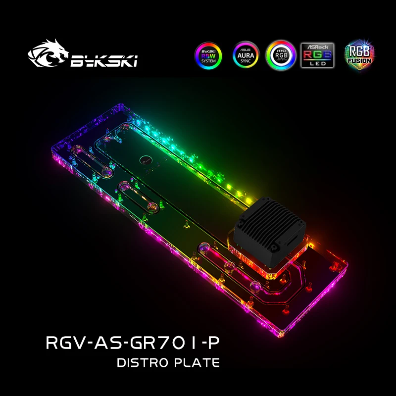 BYKSKI ディストロプレート アクリルリザーバー ASU - Distro Plate Ddc Pump Combo のレビューと価格