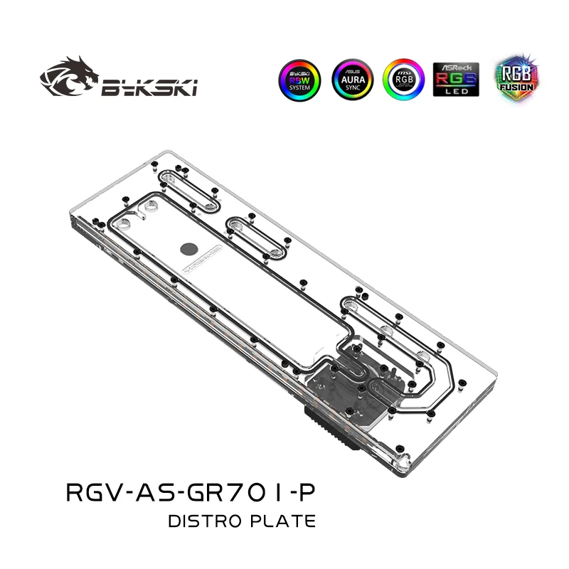 BYKSKI ディストロプレート アクリルリザーバー ASU - Distro Plate Ddc Pump Combo のレビューと価格