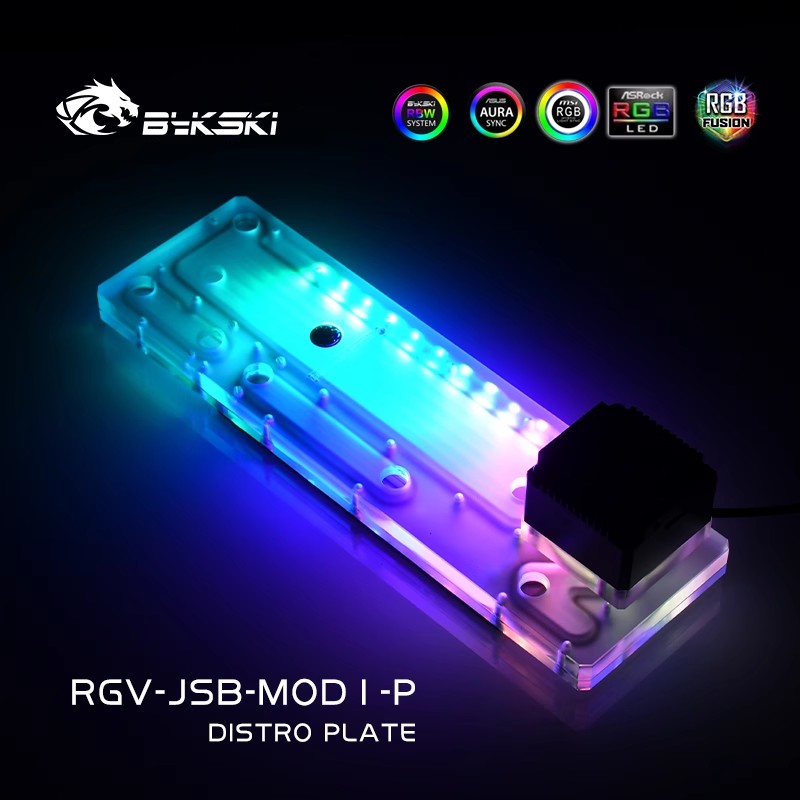 BYKSKI アクリルボードウォーターチャンネルソリューショ - Distro Plate Ddc Pump Combo のレビューと価格